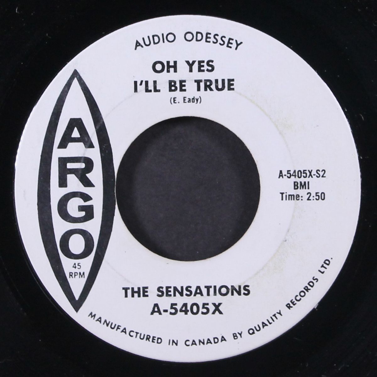 let me in / oh yes i'll be true by SENSATIONS