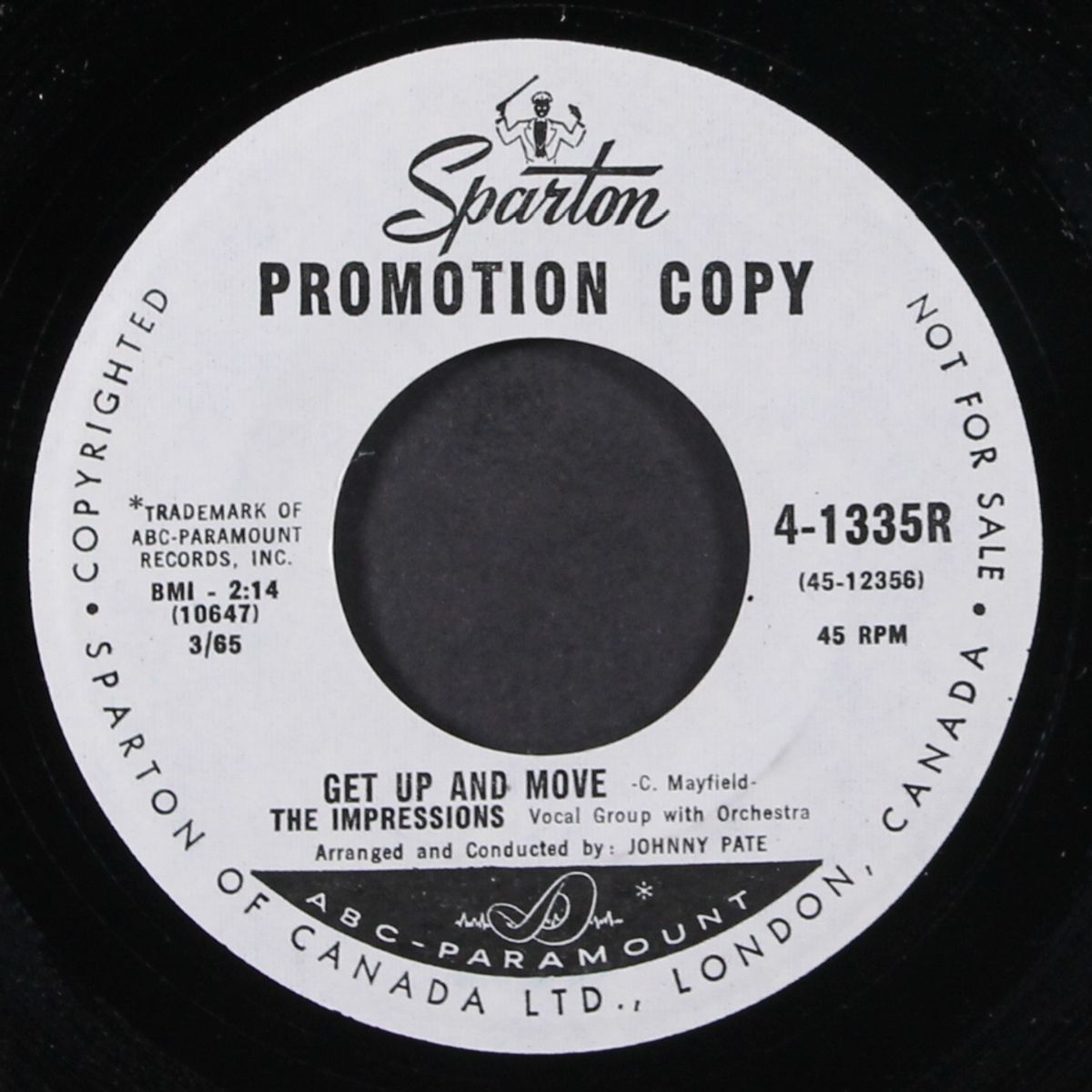 woman's got soul / get up and move by IMPRESSIONS
