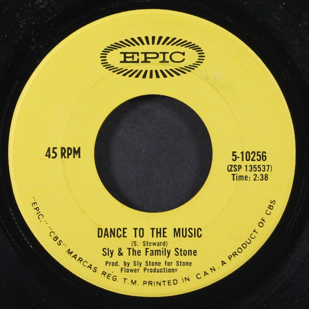 dance to the music / let me hear it from you by SLY & FAMILY STONE
