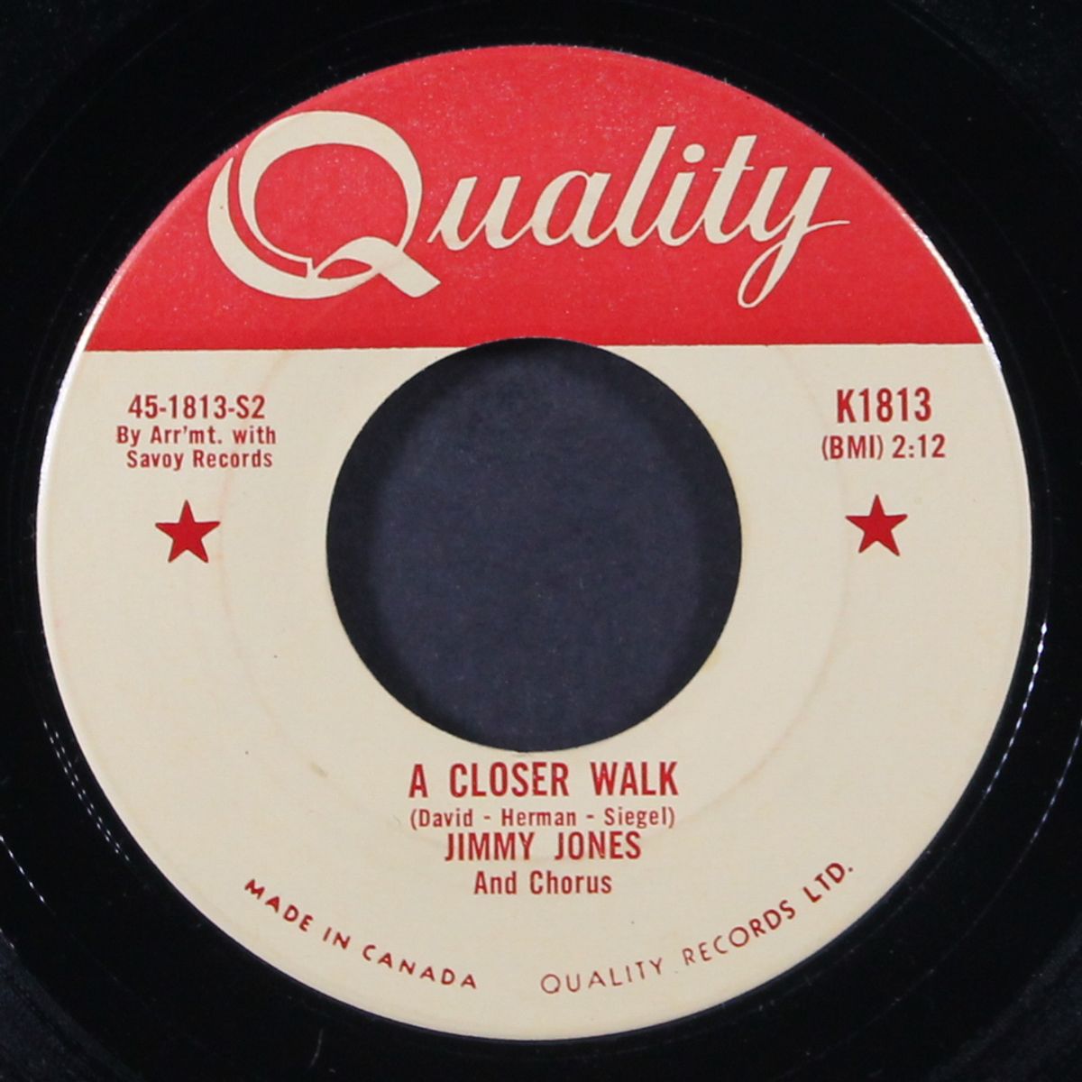 somebody bigger than you and i / a closer walk by JIMMY JONES