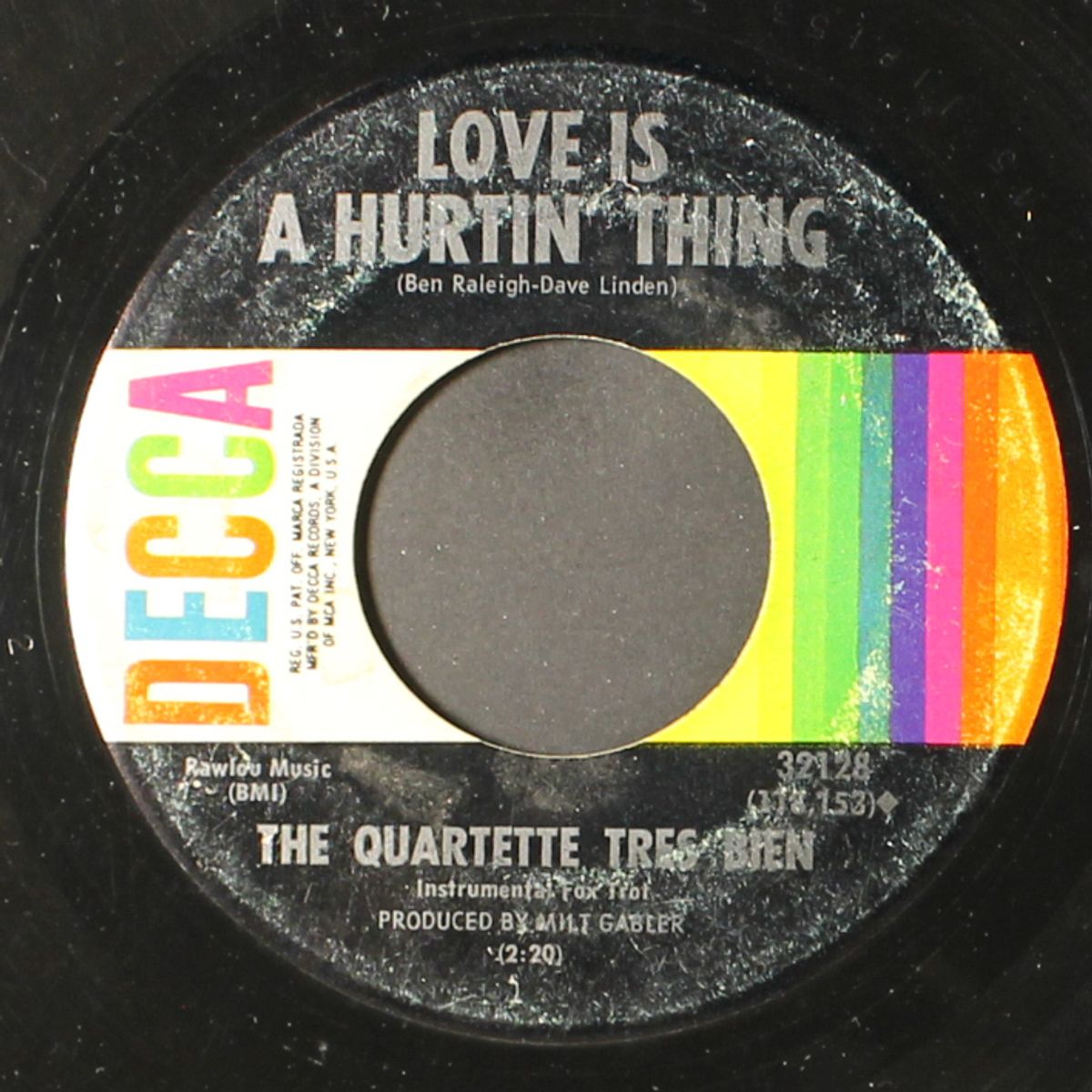 pamelam-a-jam / love is a hurtin' thing by QUARTETTE TRES BIEN