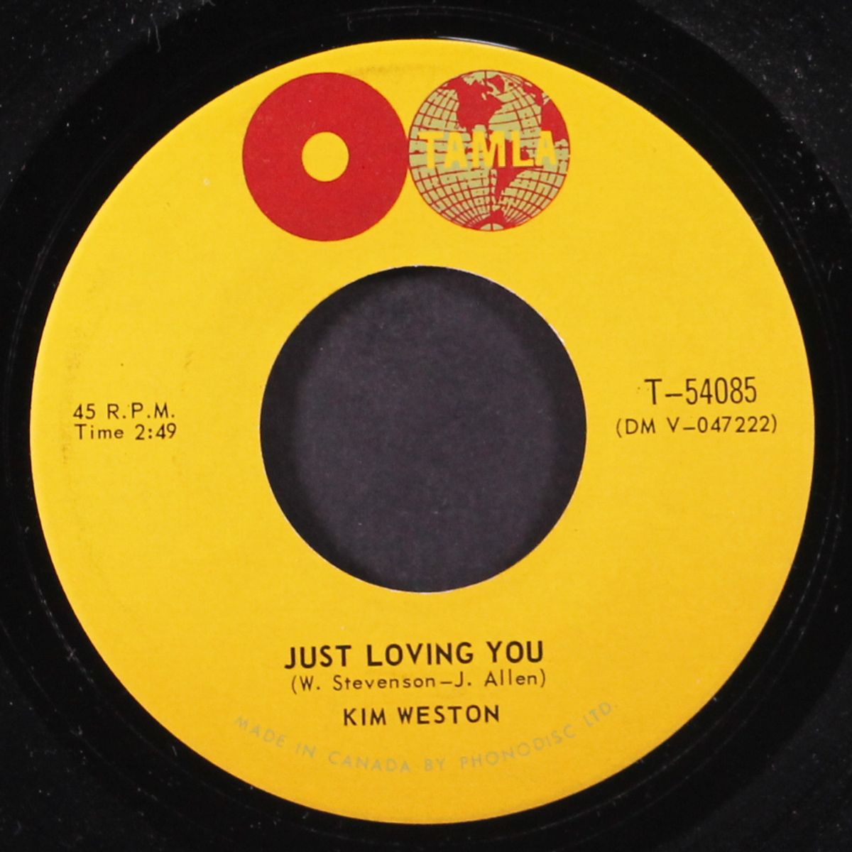 just loving you / another train coming by KIM WESTON