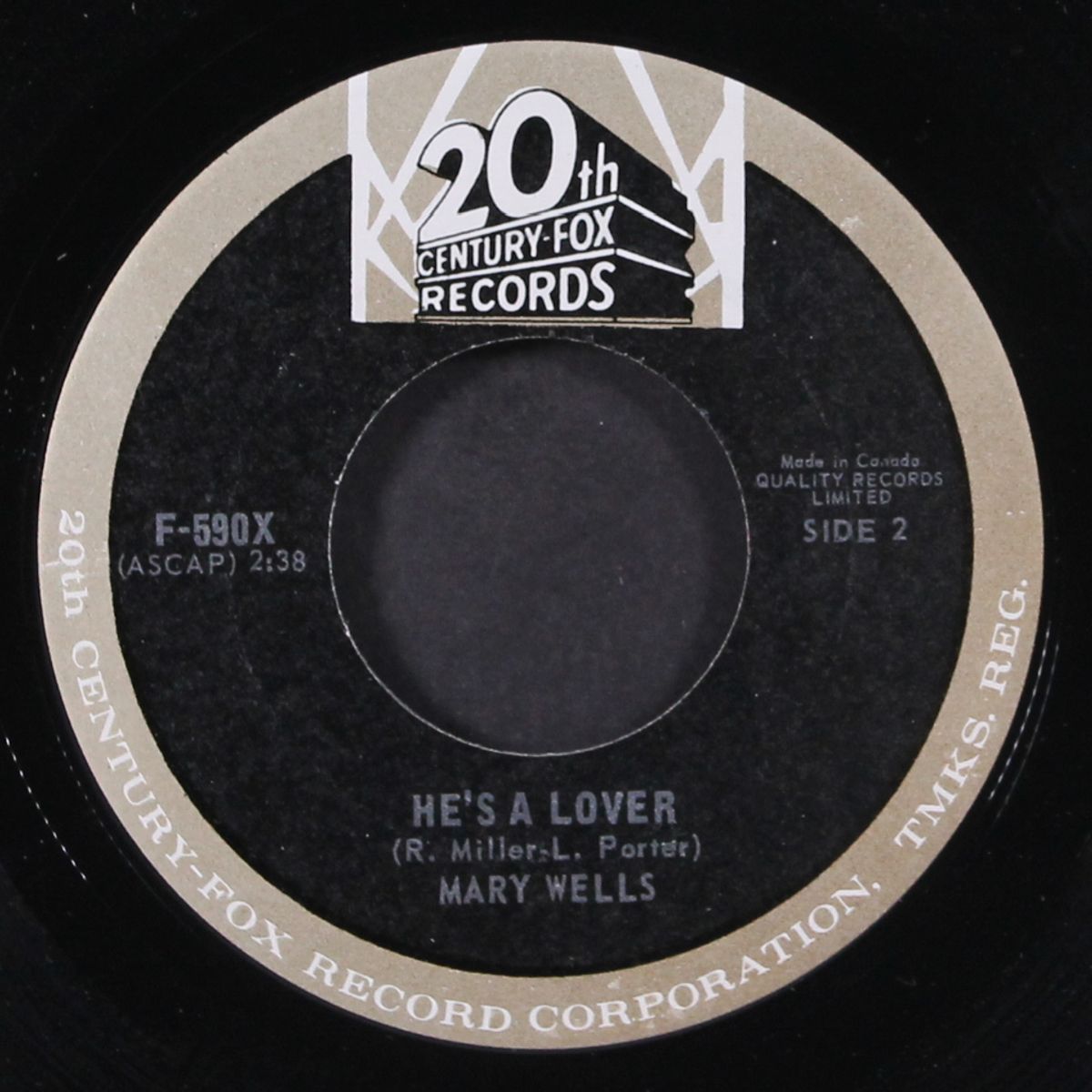 he'a a lover / i'm learnin' by MARY WELLS