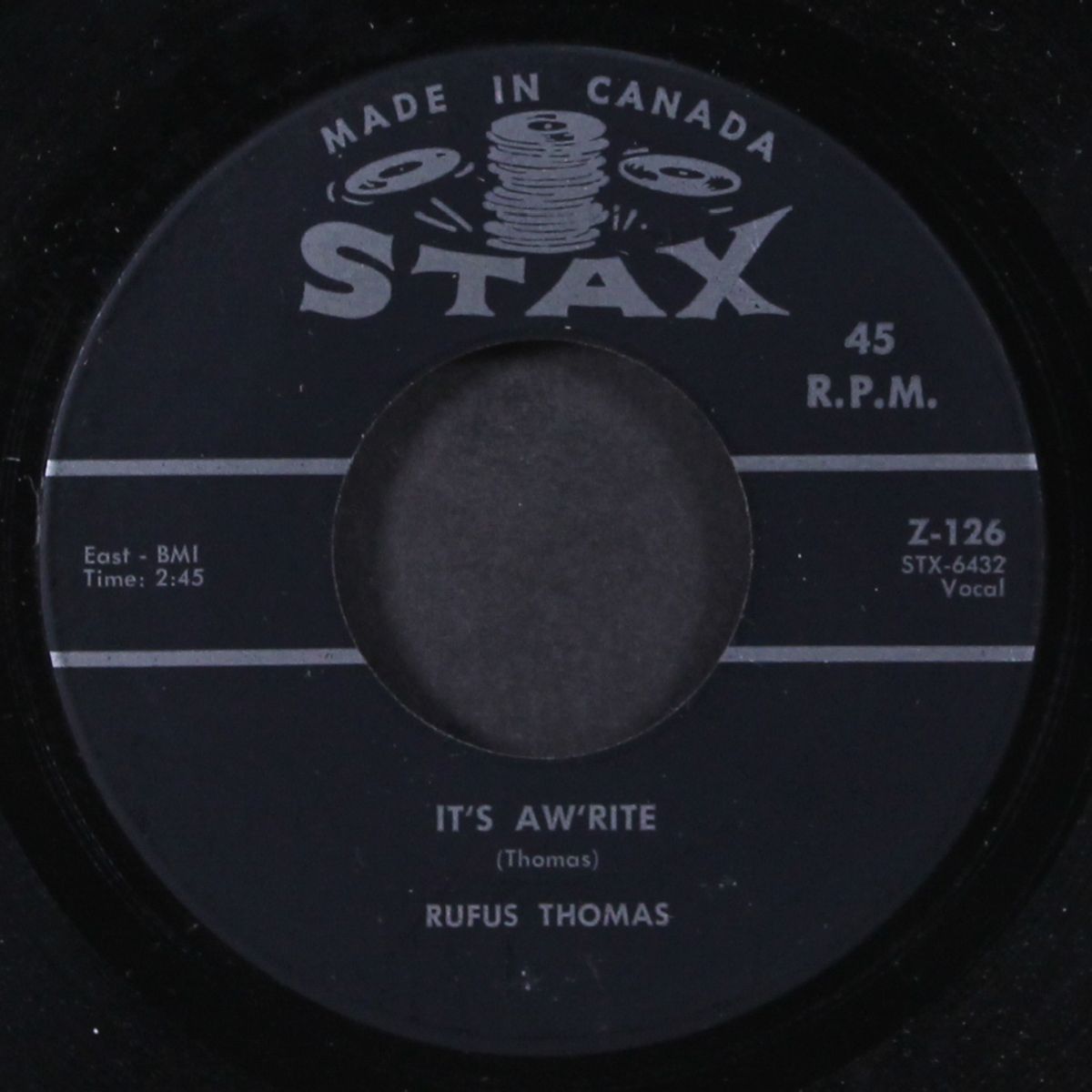 it aw'rite / can't ever let you go by RUFUS THOMAS