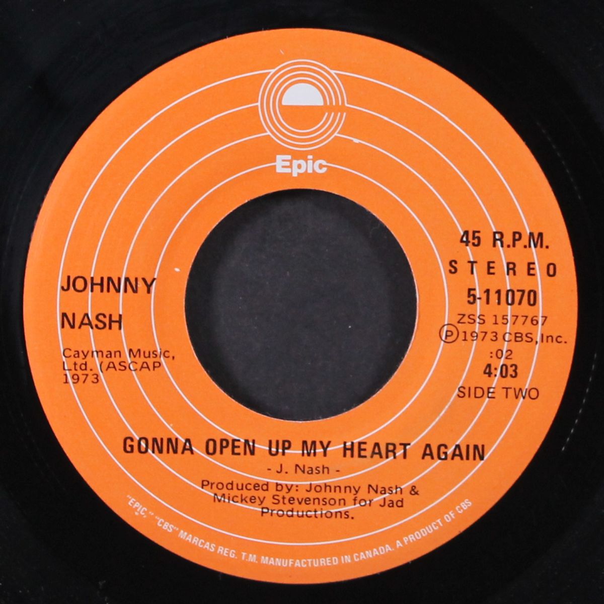 loving you / gonna open up my heart again by JOHNNY NASH