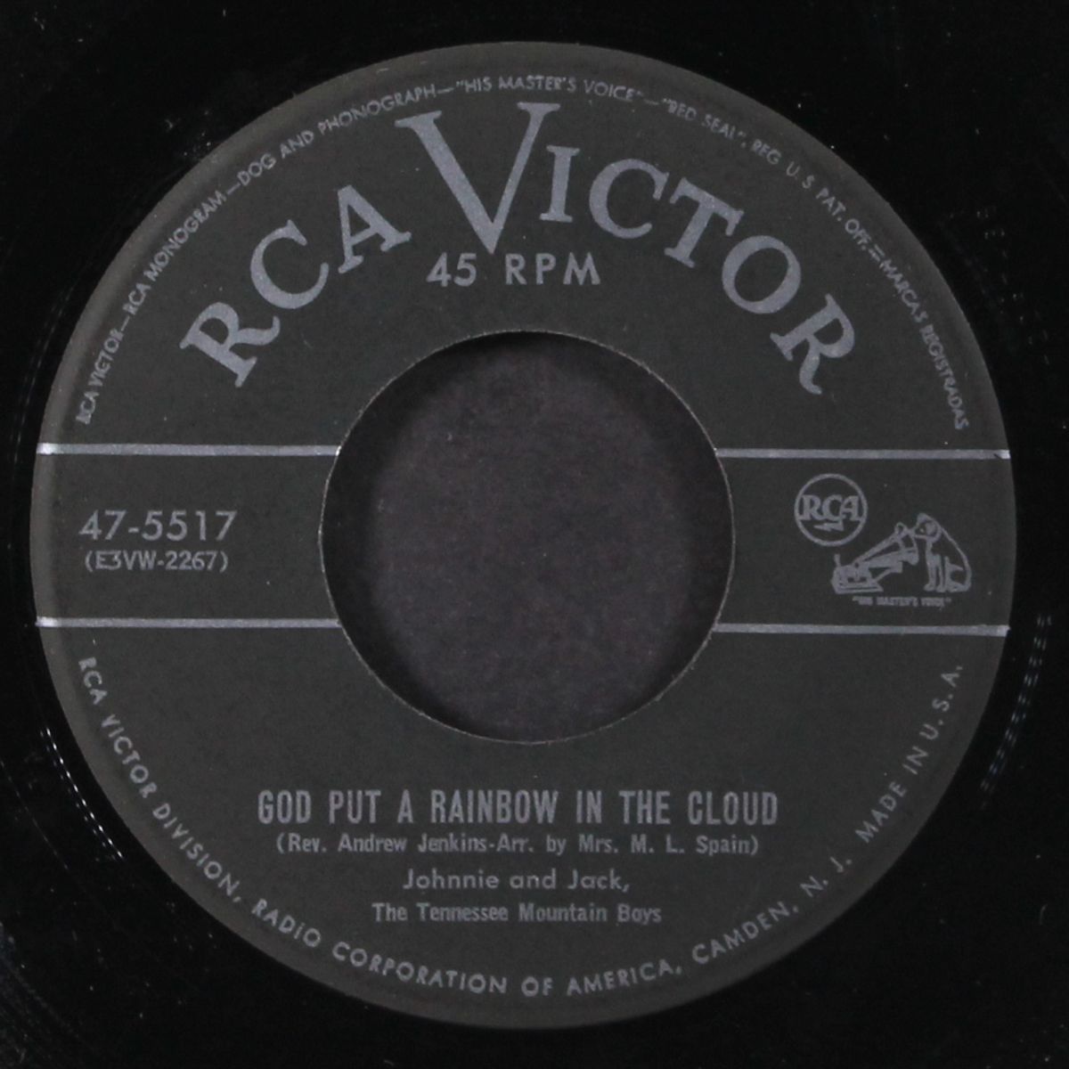 god put a rainbow in the cloud / from the manger to the cross by JOHNNIE & JACK