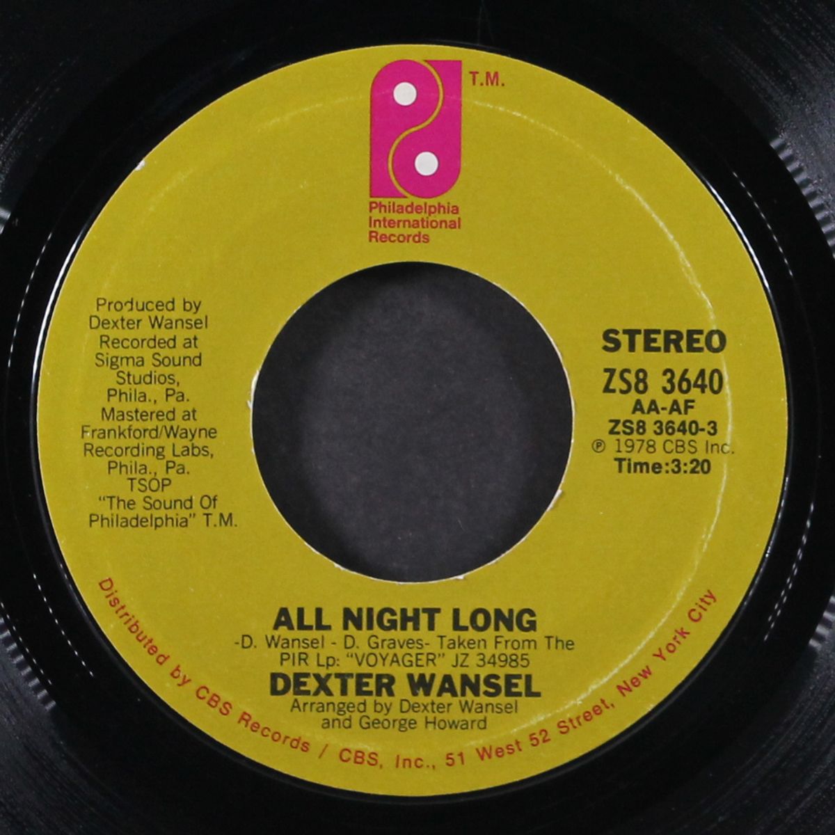 all night long / what the world is coming to by DEXTER WANSEL