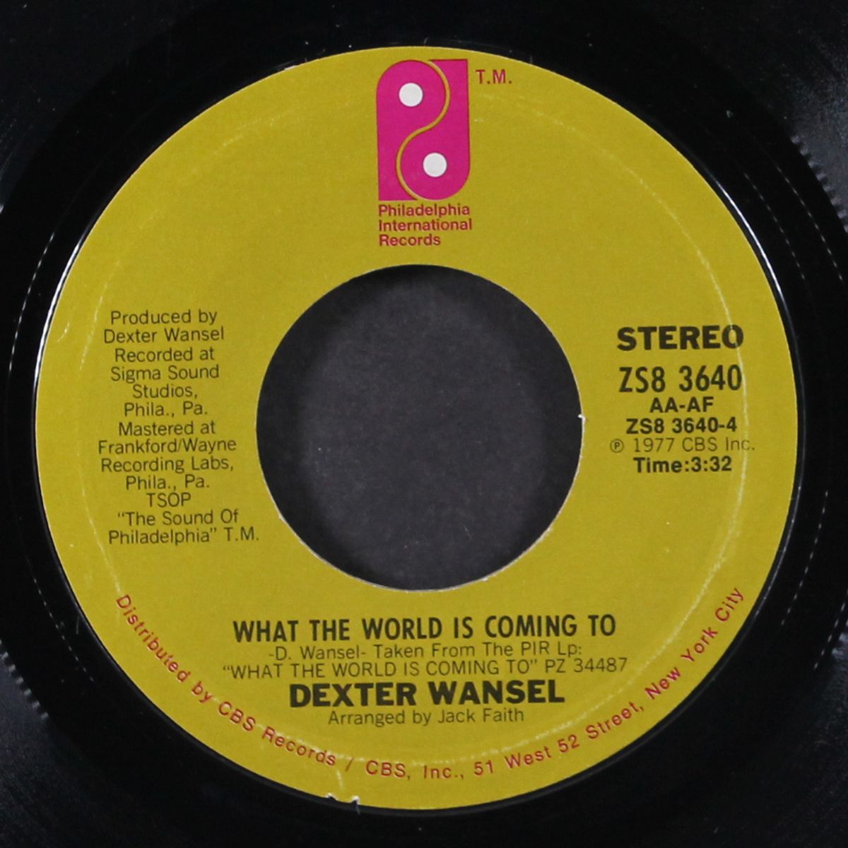 all night long / what the world is coming to by DEXTER WANSEL