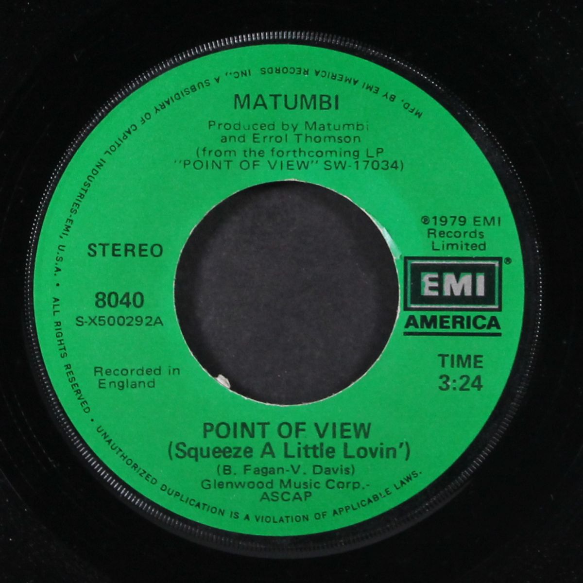 point of view / pretender by MATUMBI