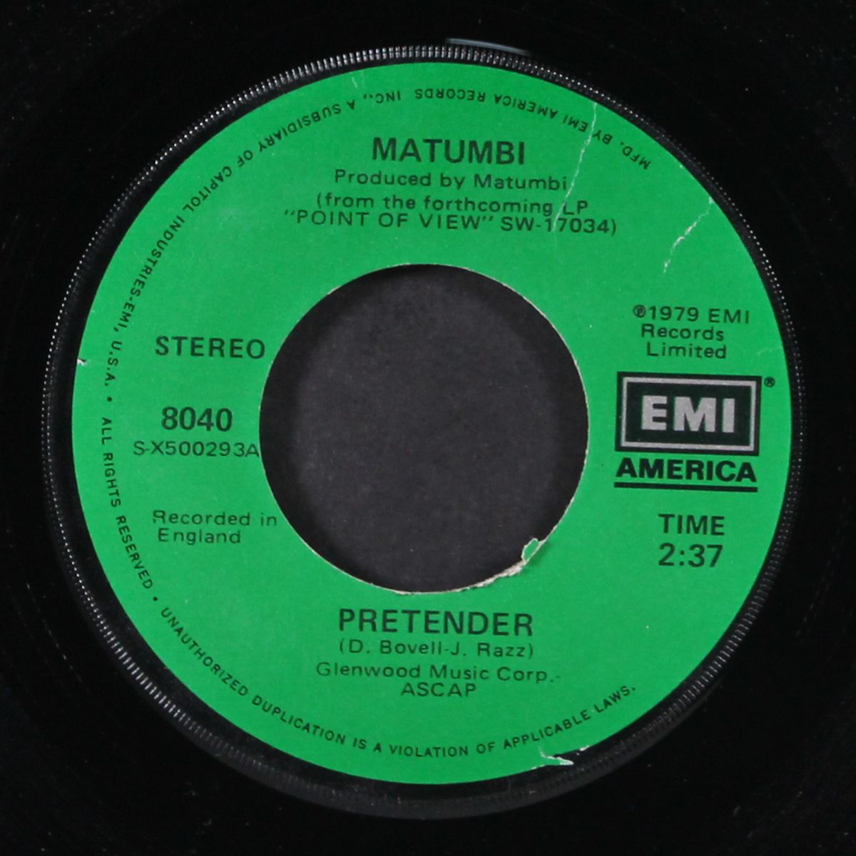 point of view / pretender by MATUMBI