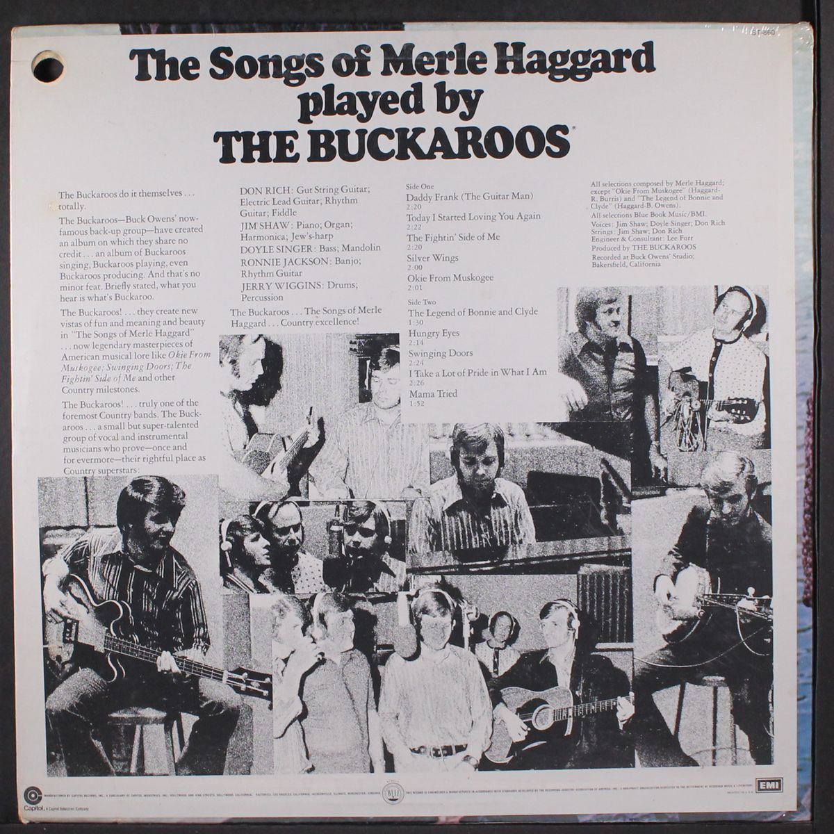 the songs of merle haggard by BUCKAROOS