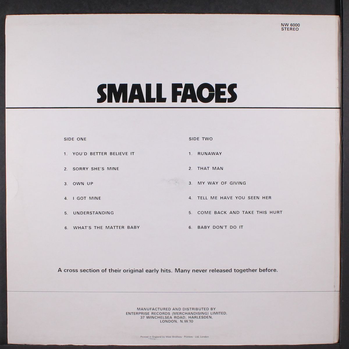 small faces by SMALL FACES