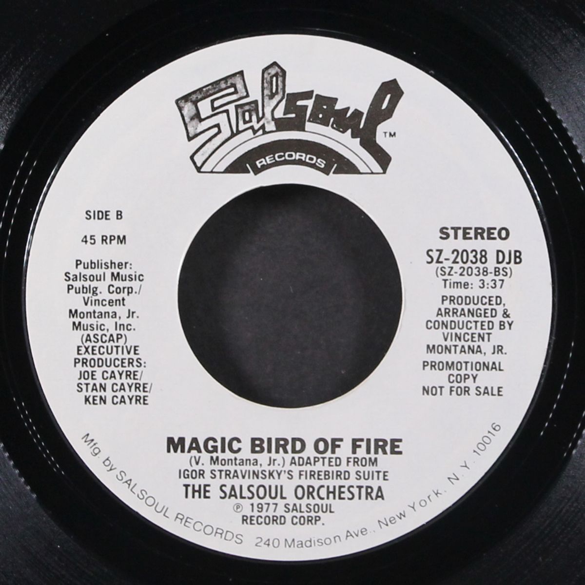 magic bird of fire / same by SALSOUL ORCHESTRA