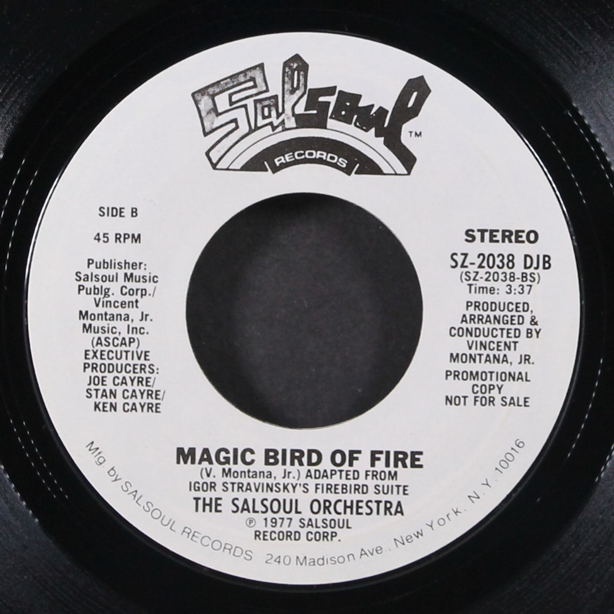 magic bird of fire / same by SALSOUL ORCHESTRA