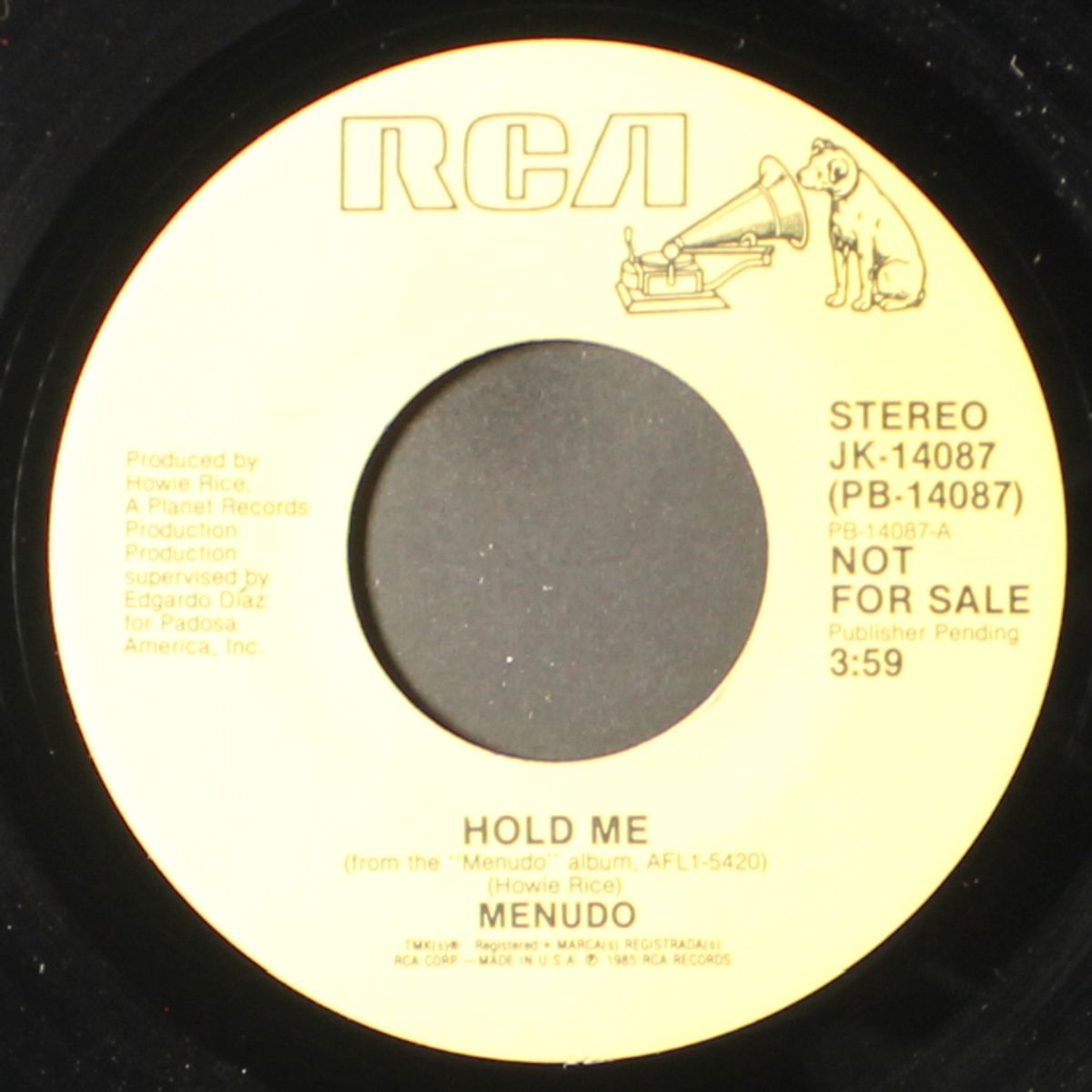 hold me / same by MENUDO