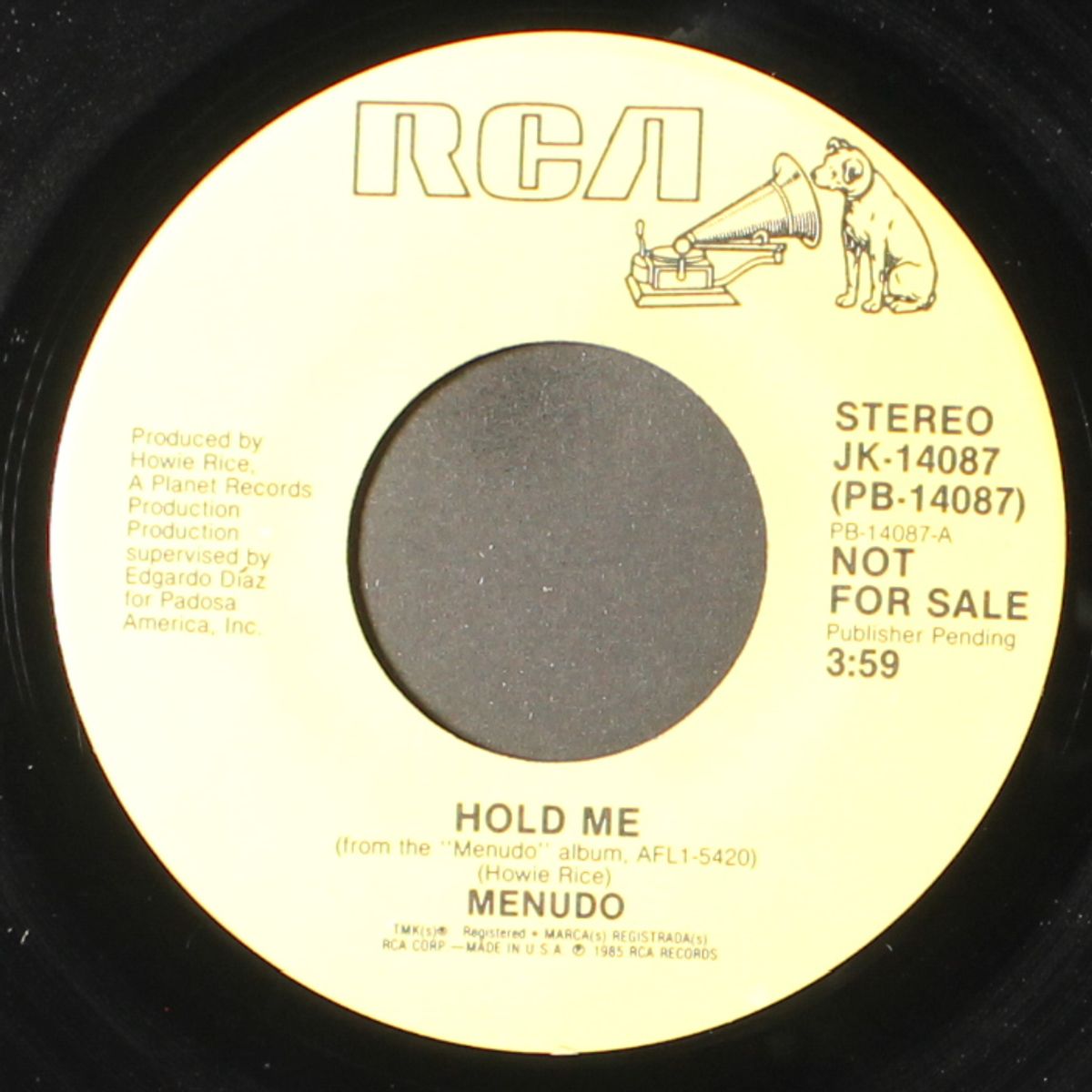 hold me / same by MENUDO