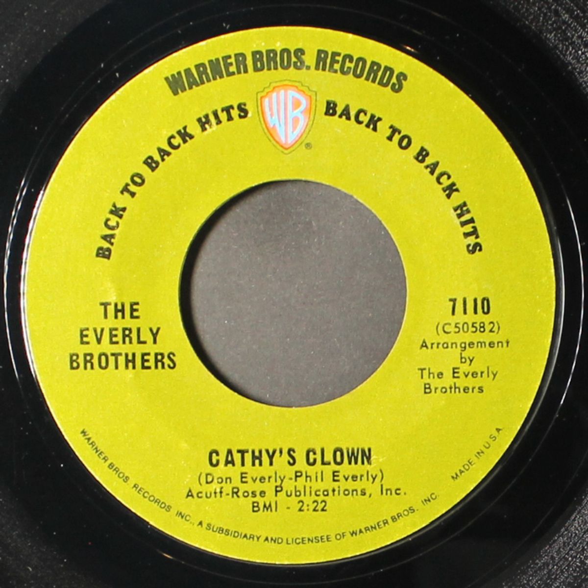 cathy's clown / so sad by EVERLY BROTHERS