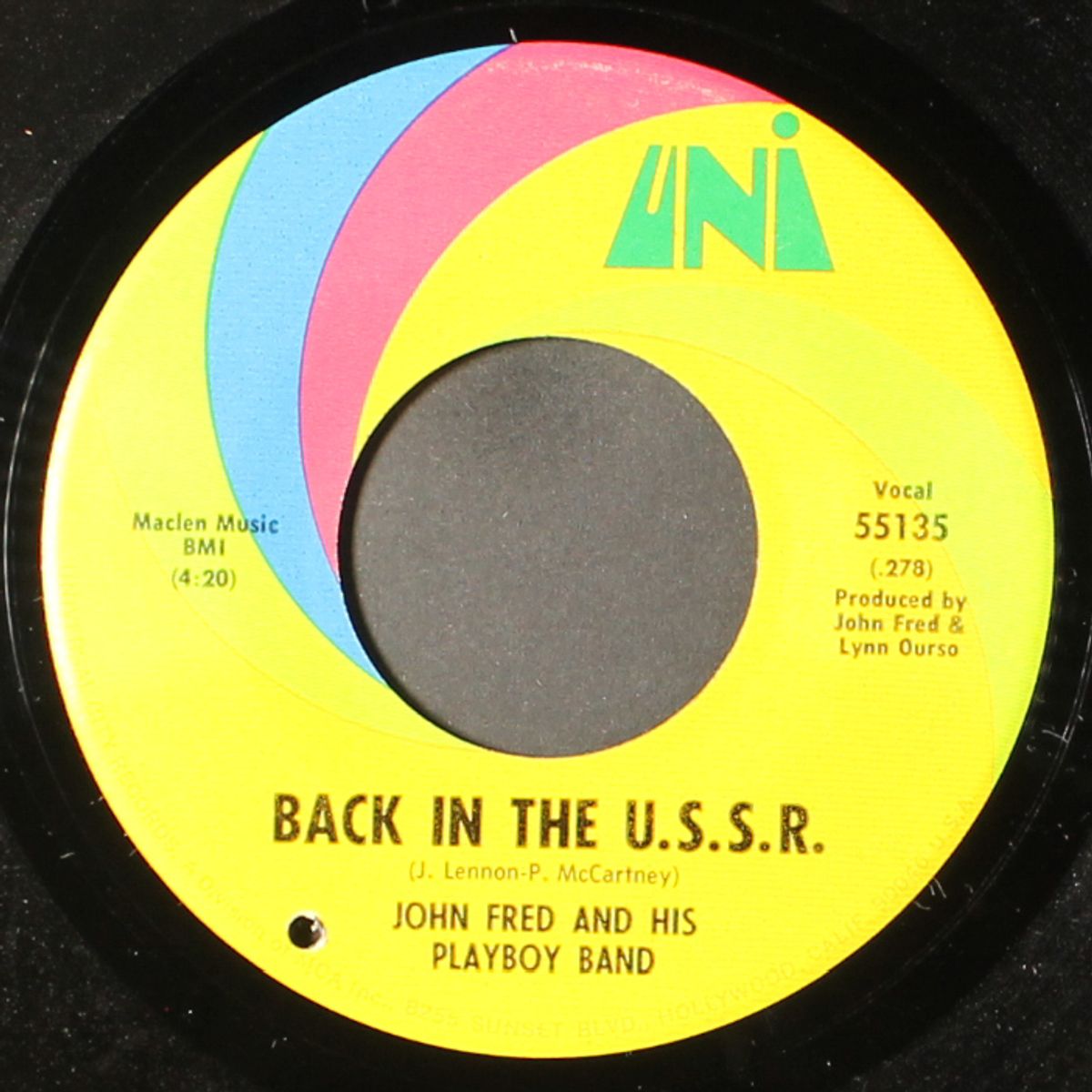 silly sarah carter / back in the u.s.s.r. by JOHN FRED & PLAYBOY BAND