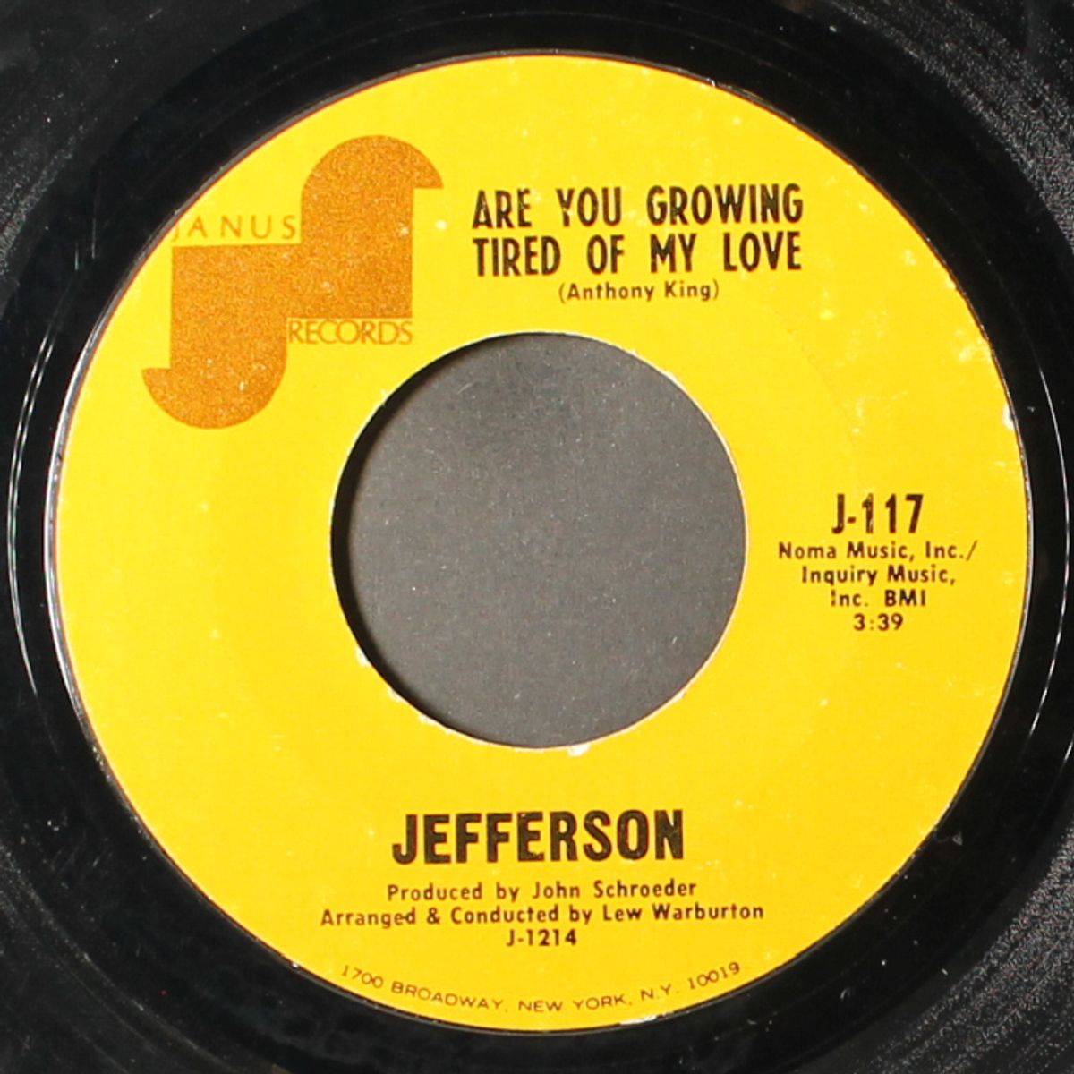 you know how it is with a woman / are you growing tired of my love by JEFFERSON