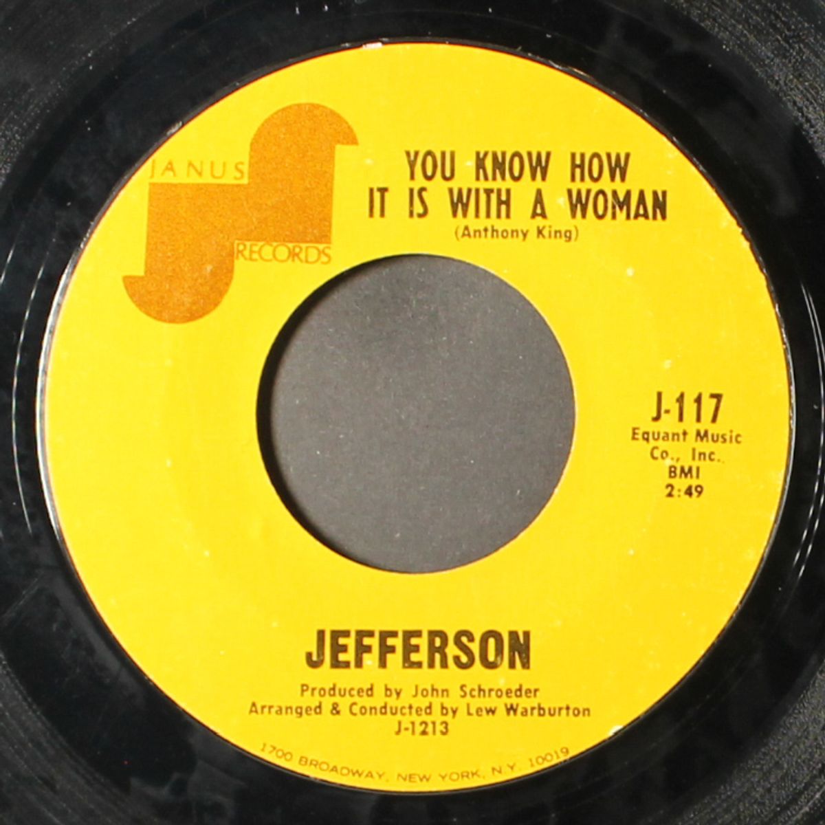 you know how it is with a woman / are you growing tired of my love by JEFFERSON