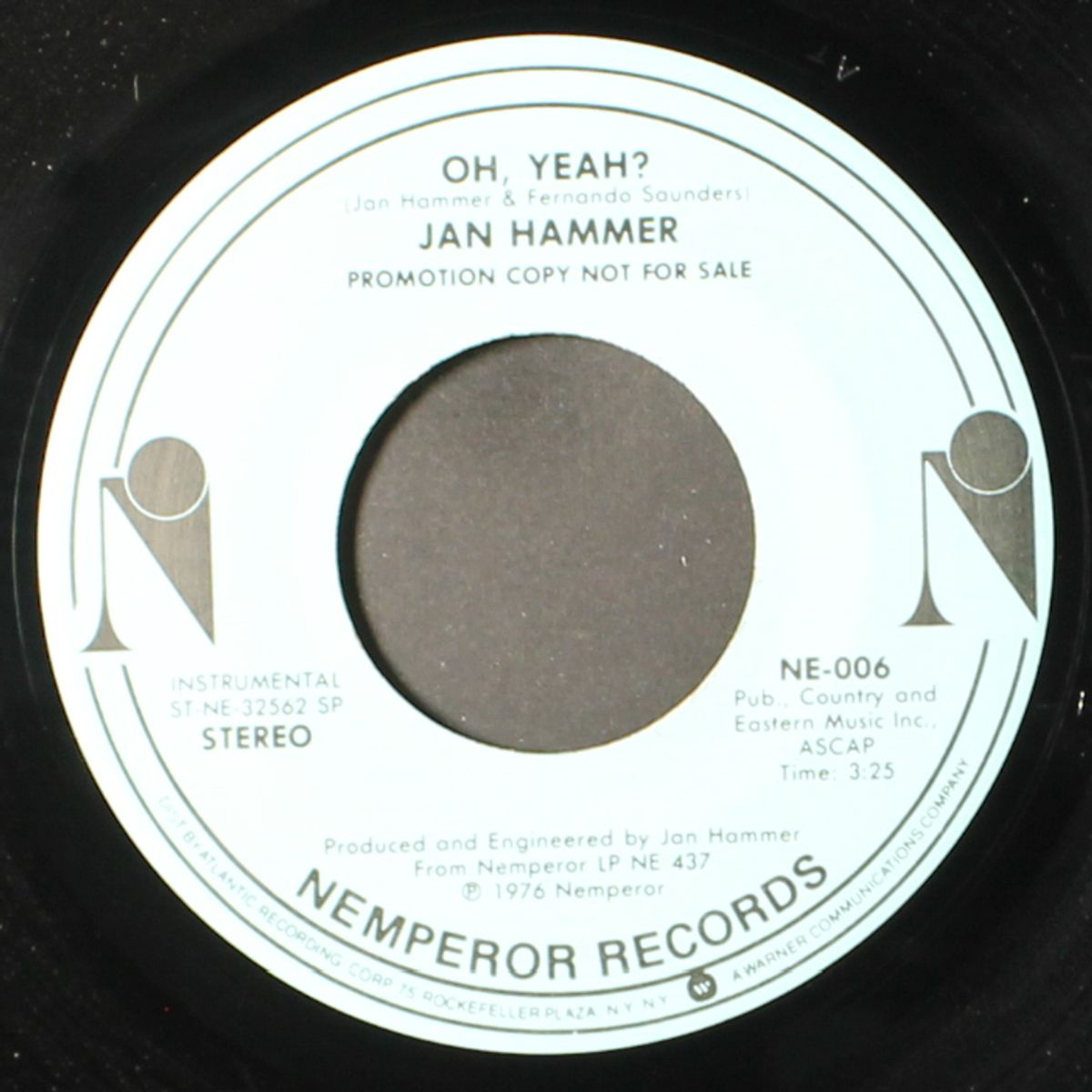 oh, yeah? / mono by JAN HAMMER