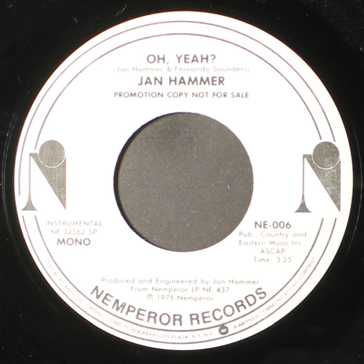 oh, yeah? / mono by JAN HAMMER