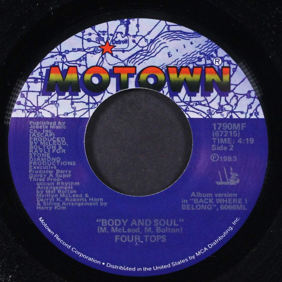 sexy ways / body and soul by FOUR TOPS