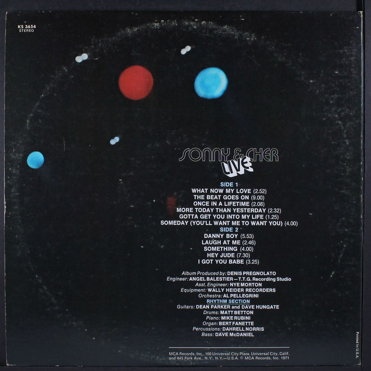 live by SONNY & CHER
