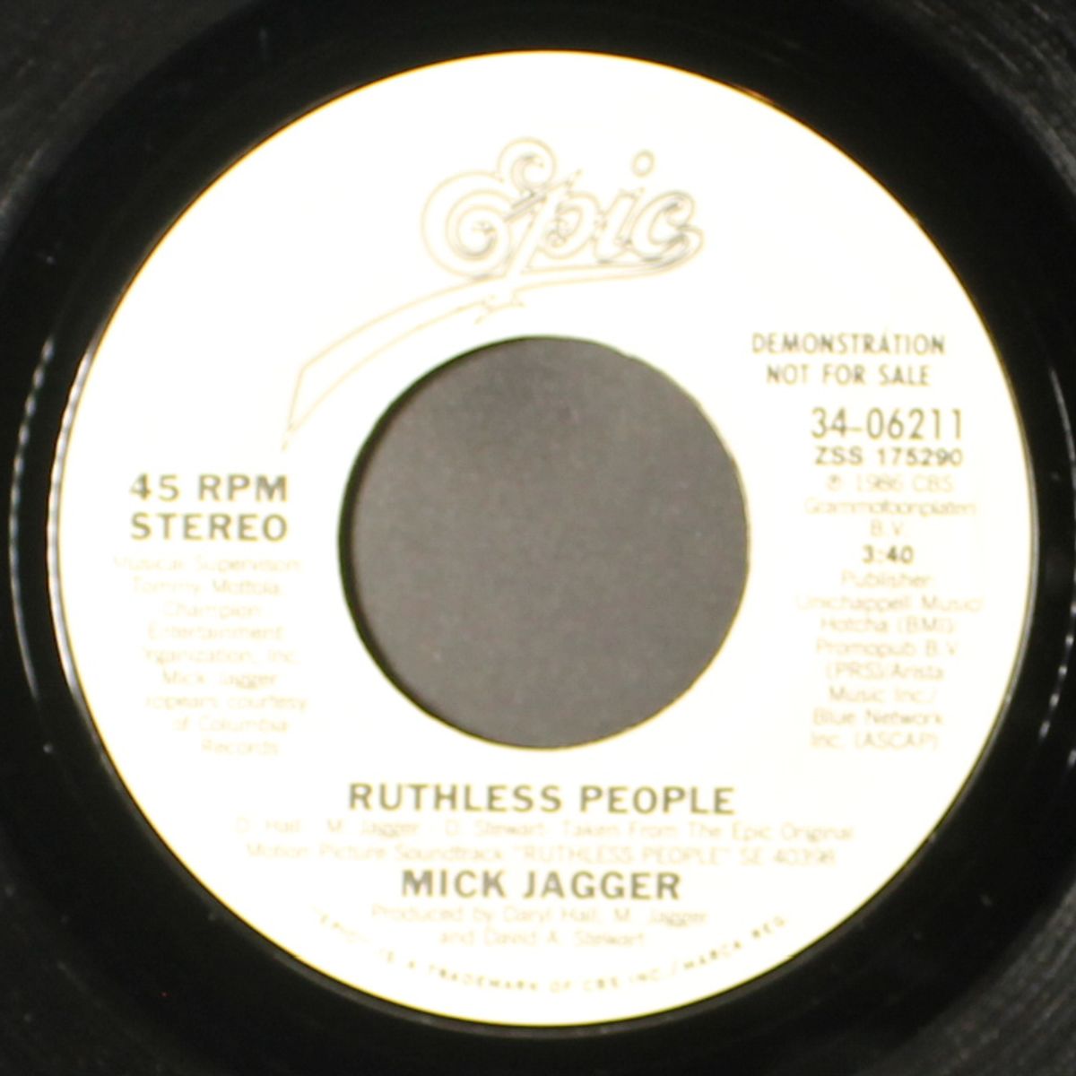 ruthless people / same by MICK JAGGER