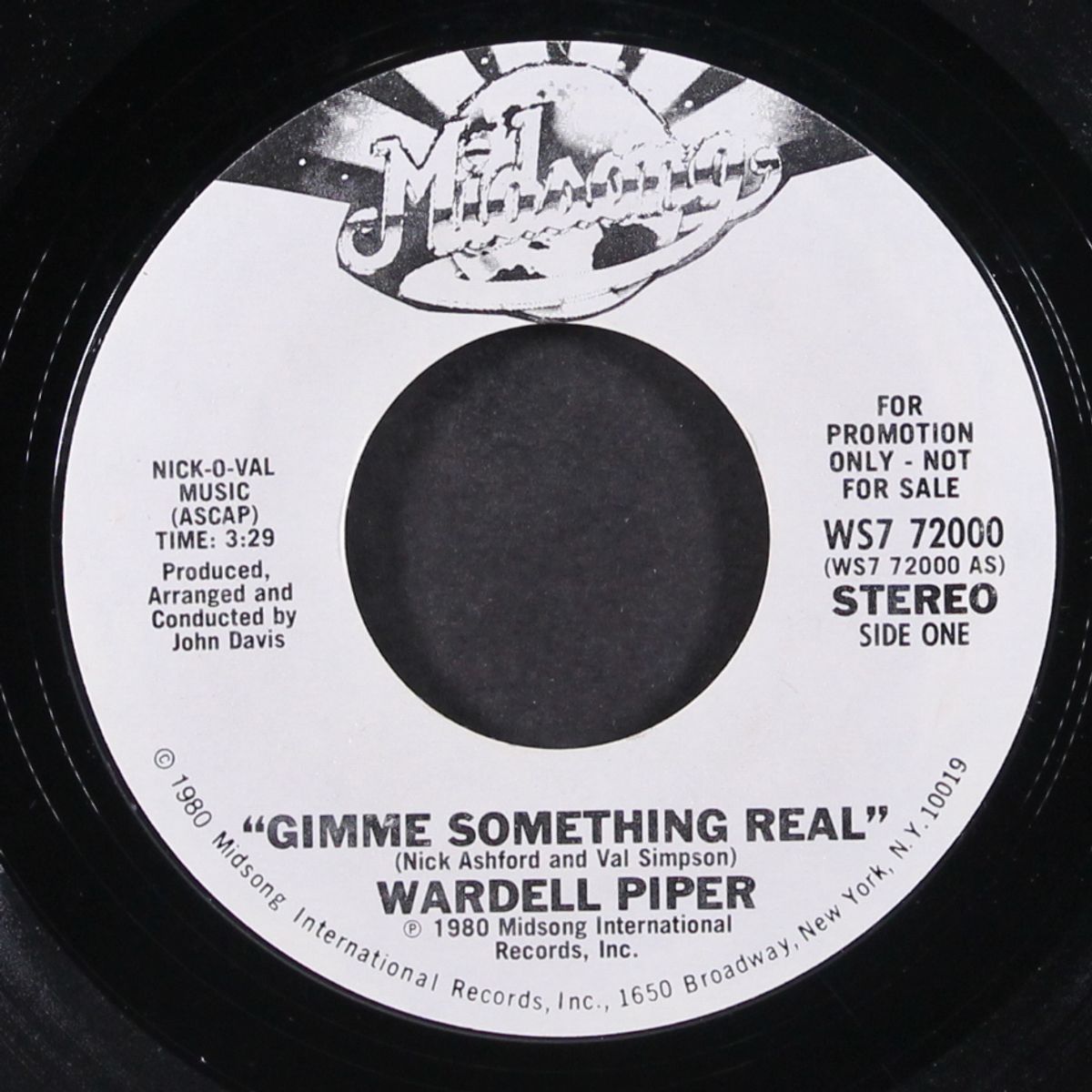 gimme something real / same by WARDELL PIPER