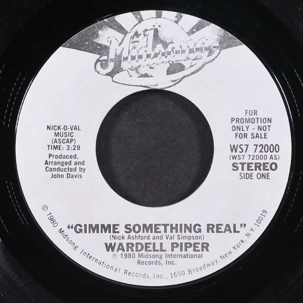 gimme something real / same by WARDELL PIPER