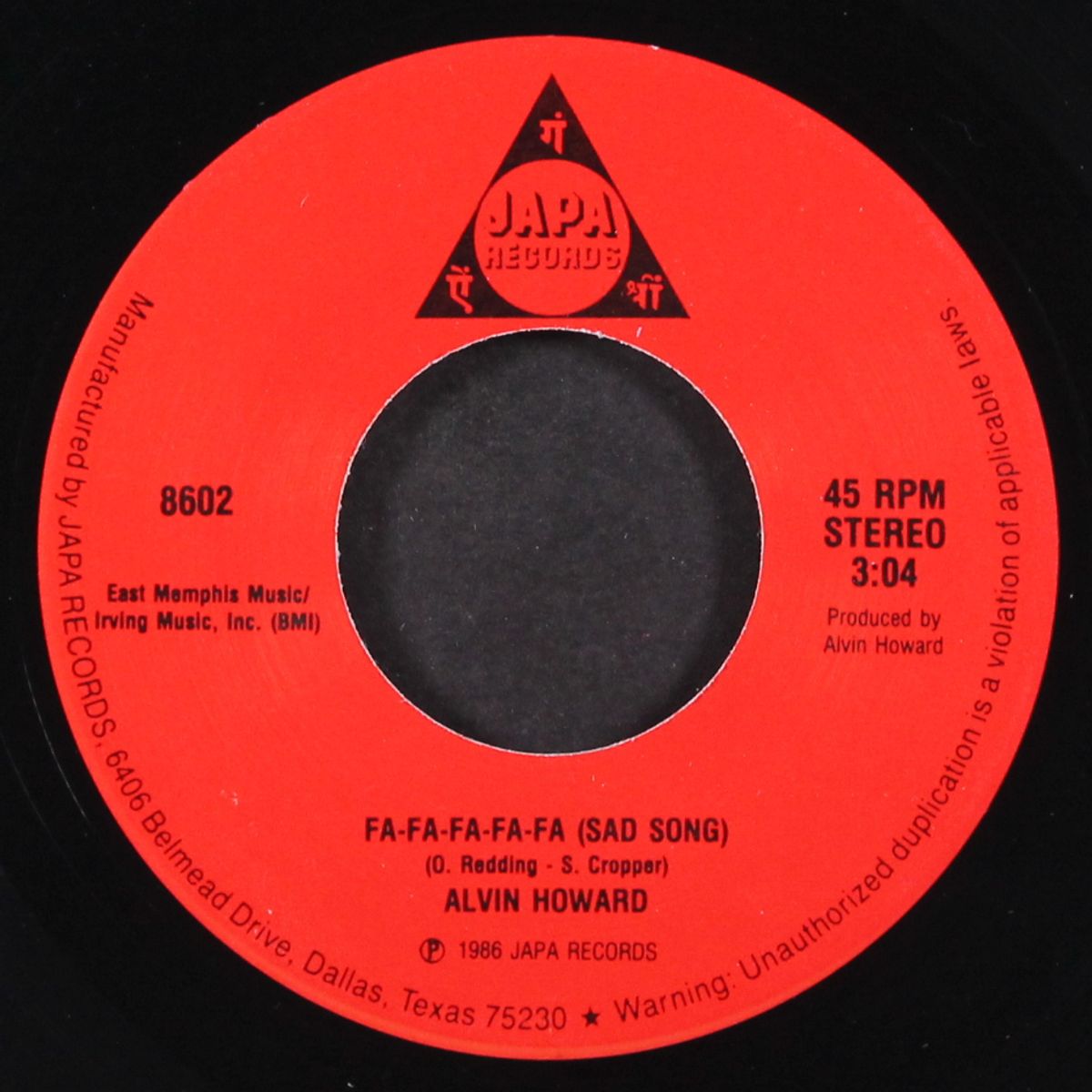 these arms of mine / fa-fa-fa-fa-fa by ALVIN HOWARD