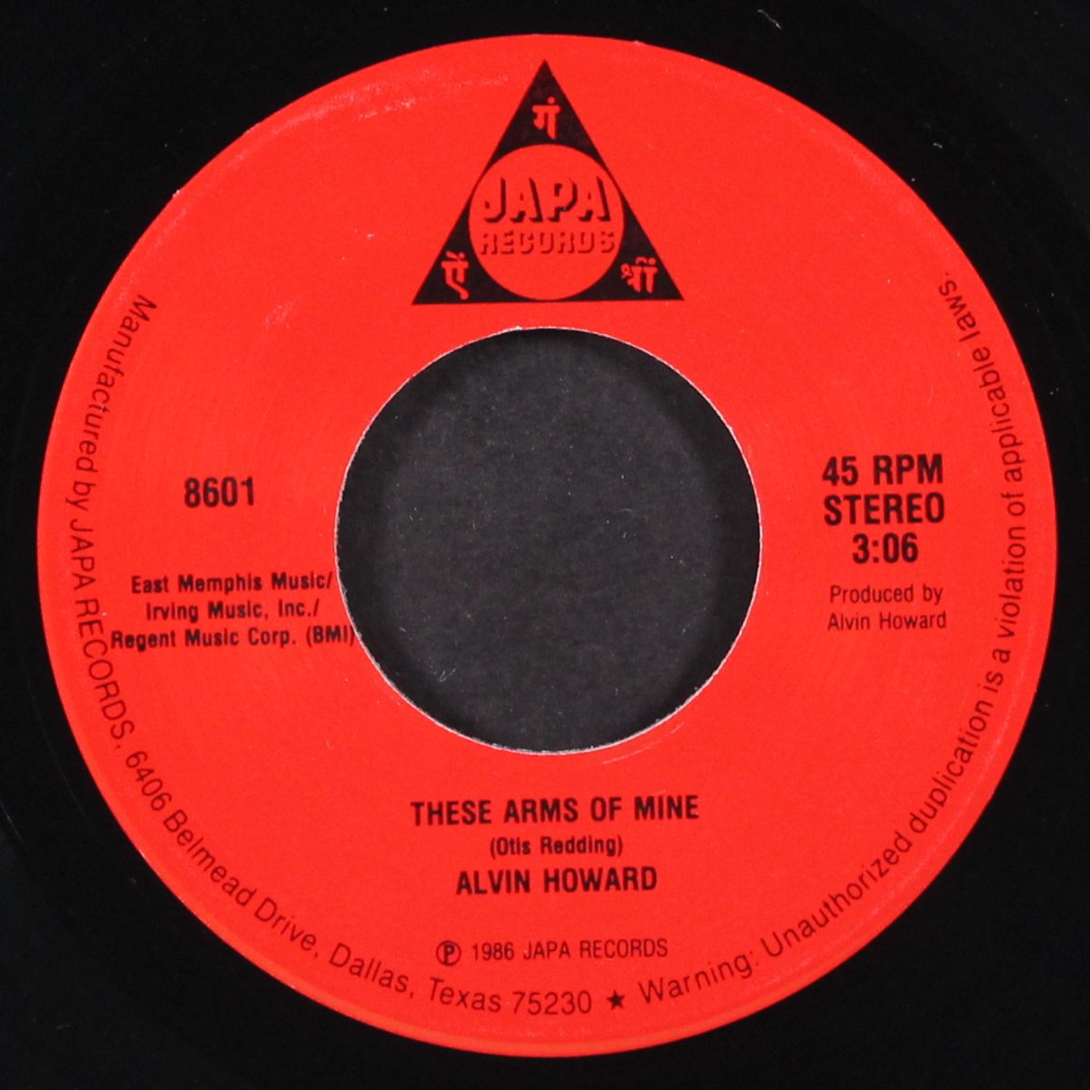 these arms of mine / fa-fa-fa-fa-fa by ALVIN HOWARD