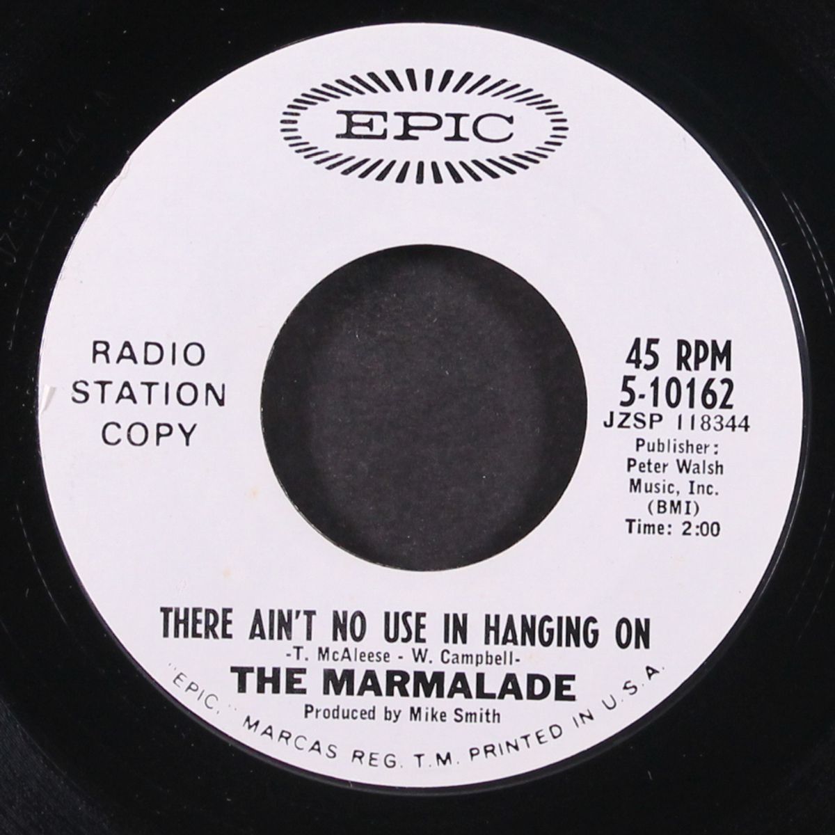can't stop now / there ain't no use in hanging on by MARMALADE