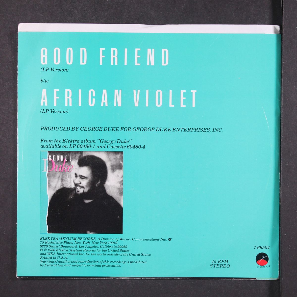 good friend / same by GEORGE DUKE