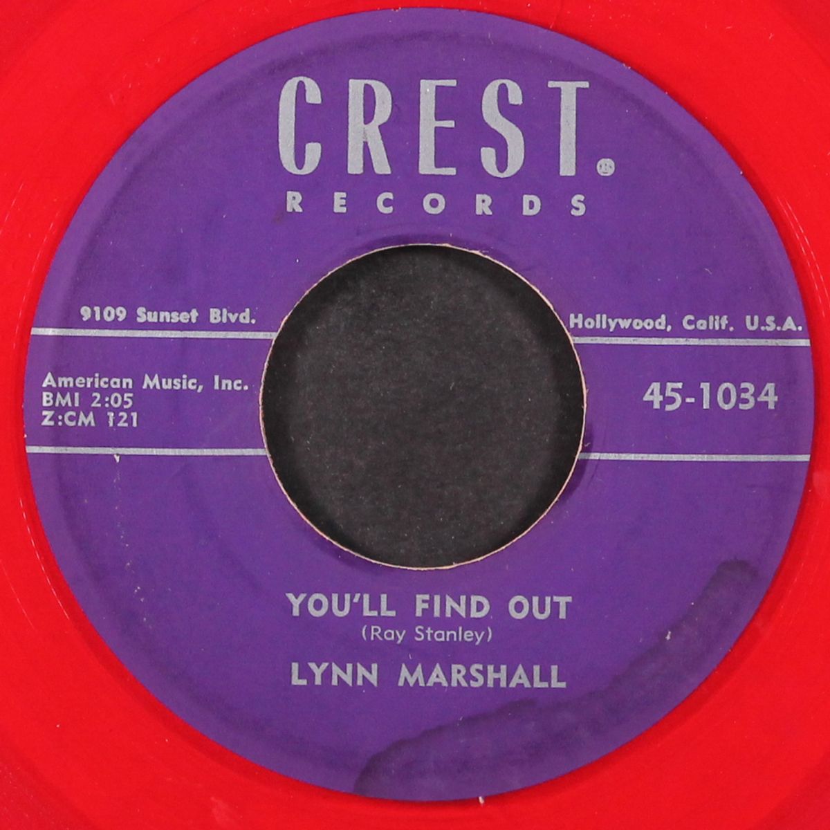 borrowed love / you'll find out by LYNN MARSHALL