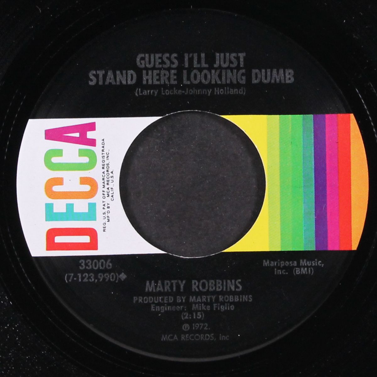 guess i'll just stand here looking dumb by MARTY ROBBINS