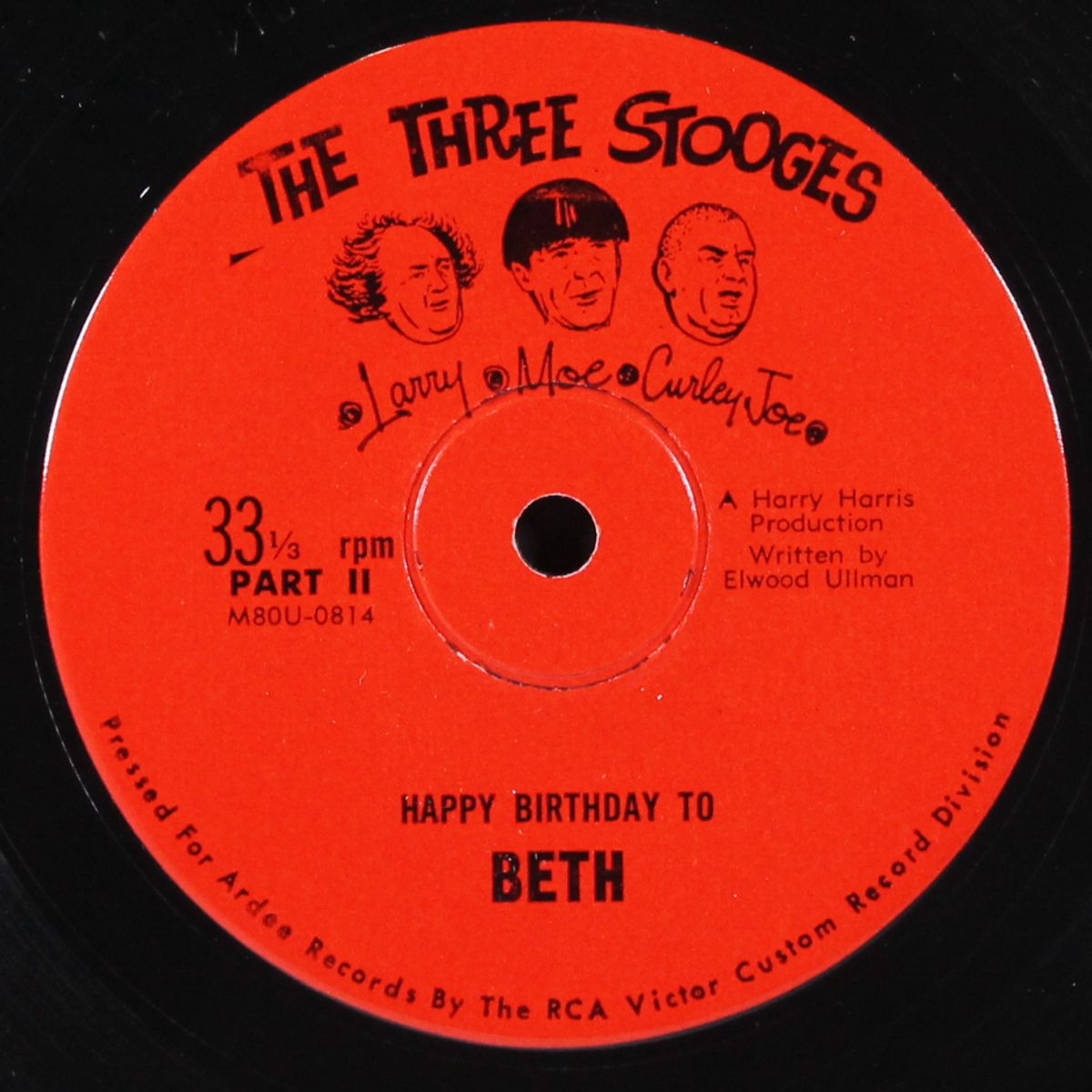 happy birthday to beth by THREE STOOGES