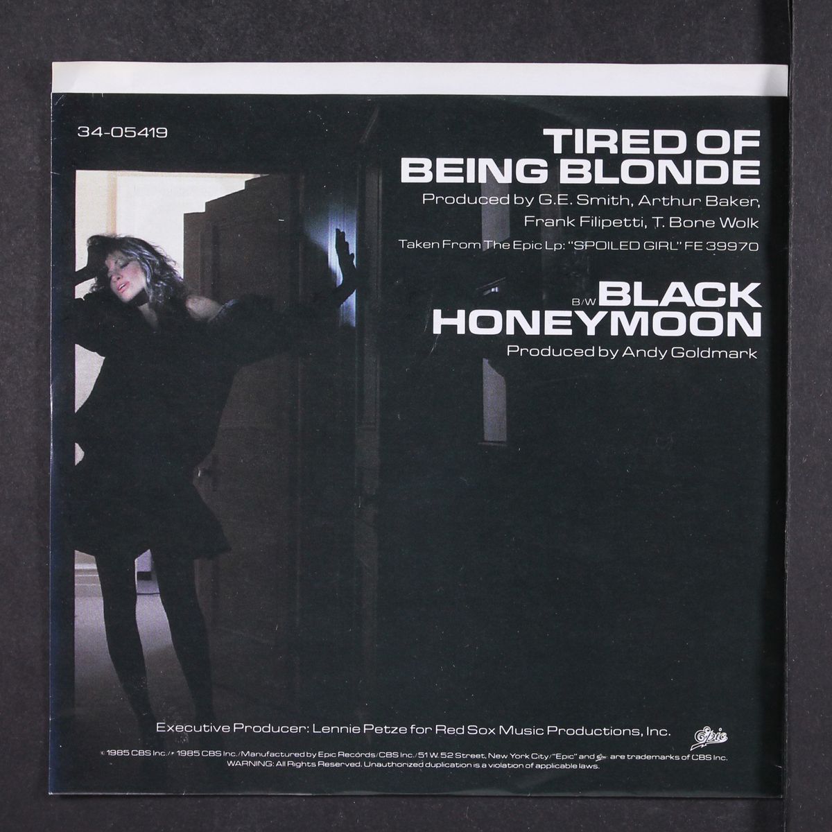 tired of being blonde / black honeymoon by CARLY SIMON