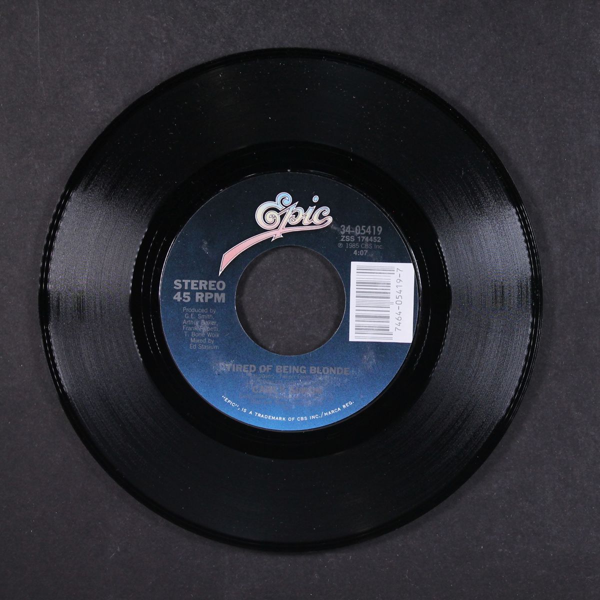 tired of being blonde / black honeymoon by CARLY SIMON