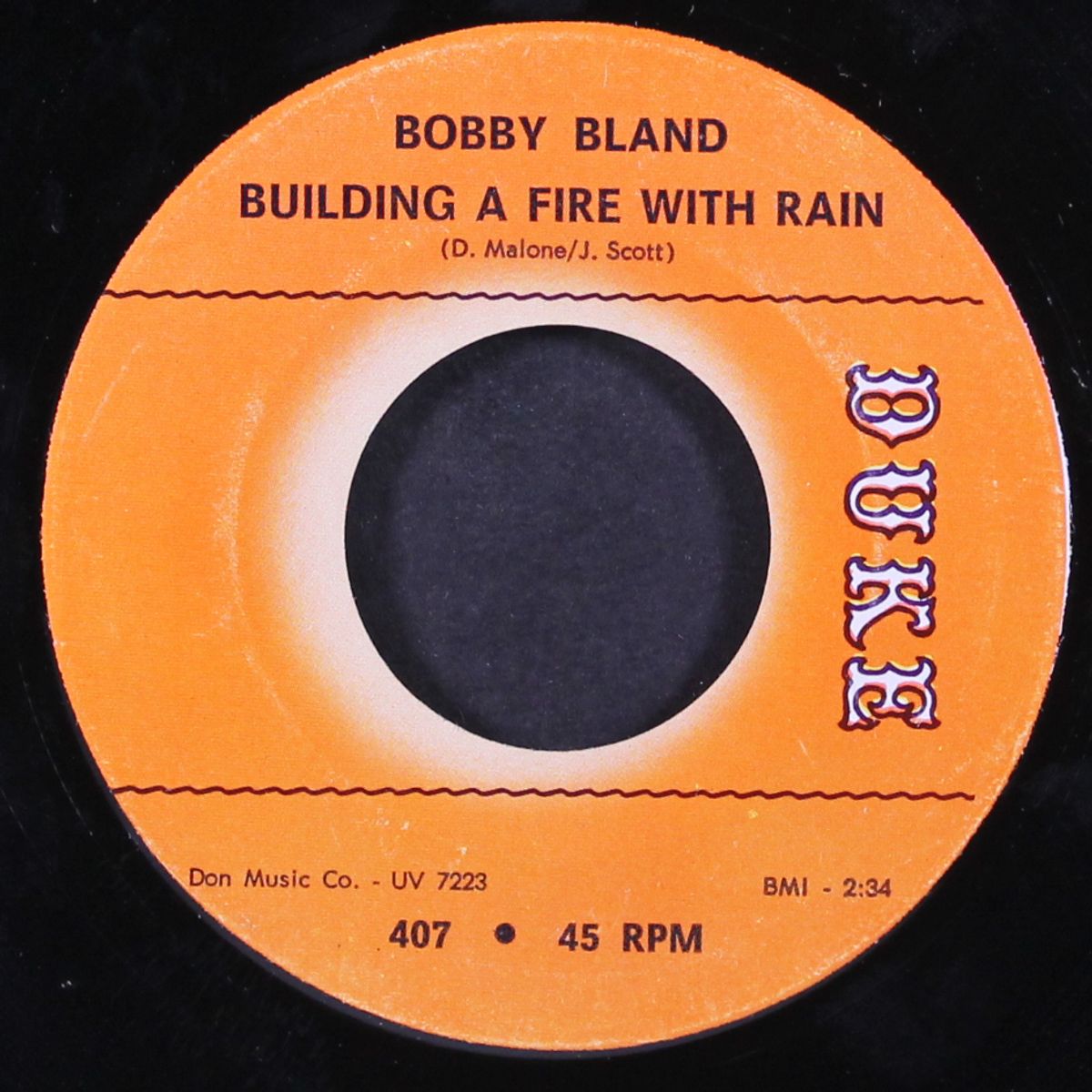 poverty / building a fire with rain by BOBBY BLAND