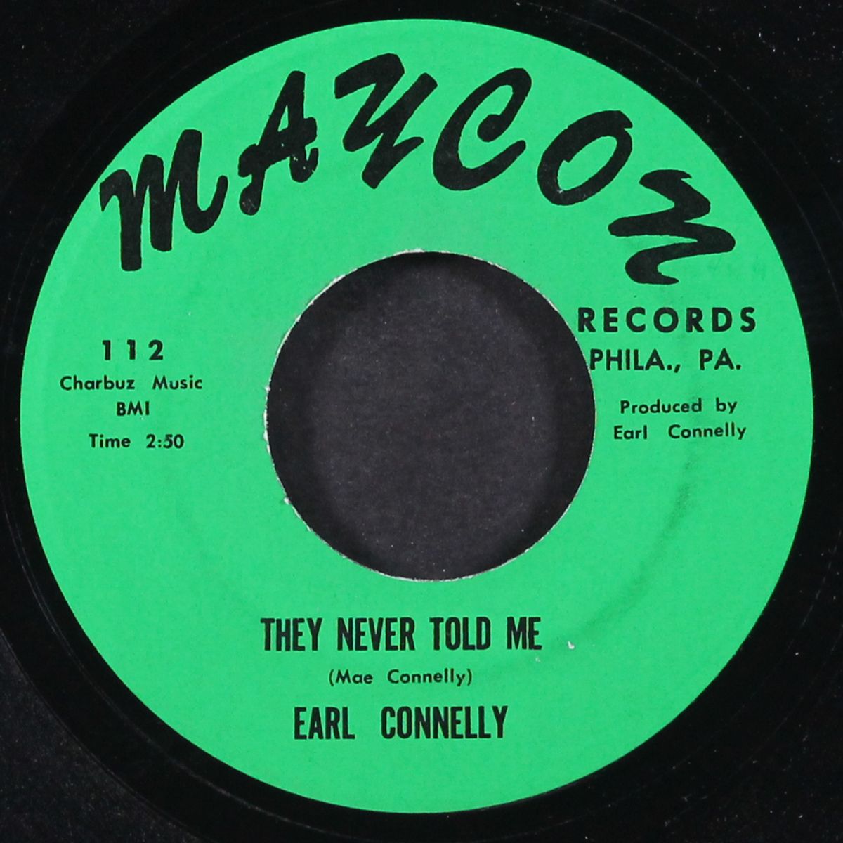 they never told me / i'm your fool by EARL CONNELLY