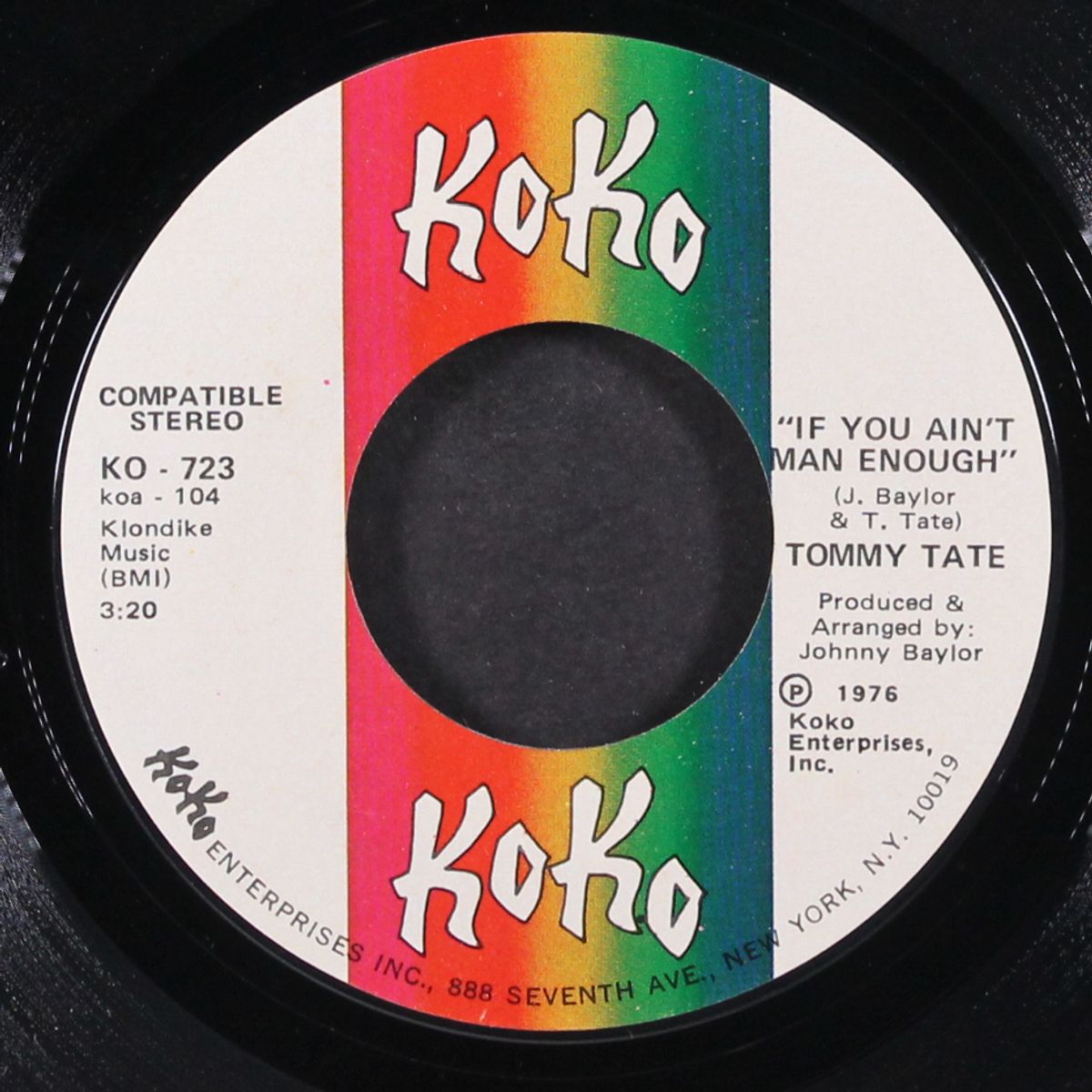 if you ain't man enough by TOMMY TATE