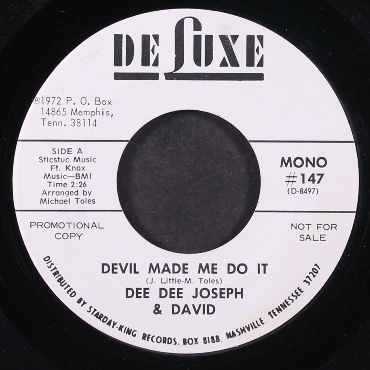 devil made me do it / mono by DEE DEE & DAVID JOSEPH
