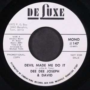 DEE DEE & DAVID JOSEPH