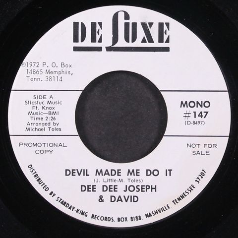 DEE DEE & DAVID JOSEPH