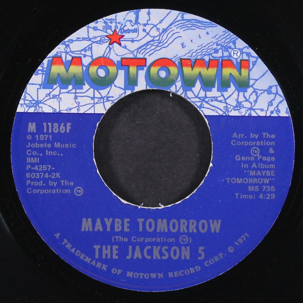 maybe tomorrow / i will find a way by JACKSON 5