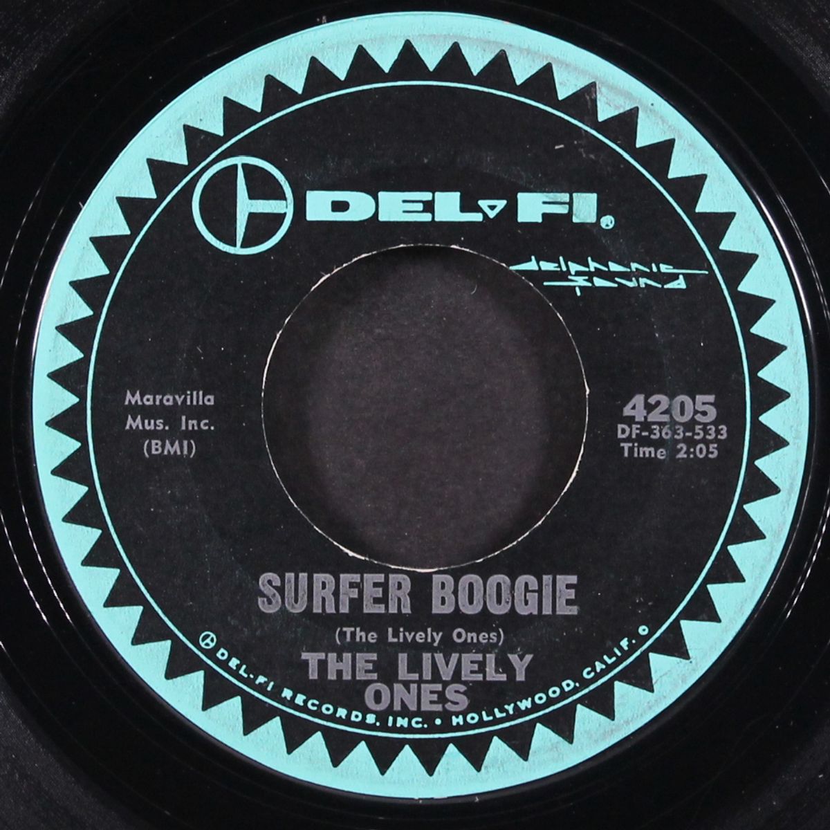 surfer boogie / rik a tic by LIVELY ONES