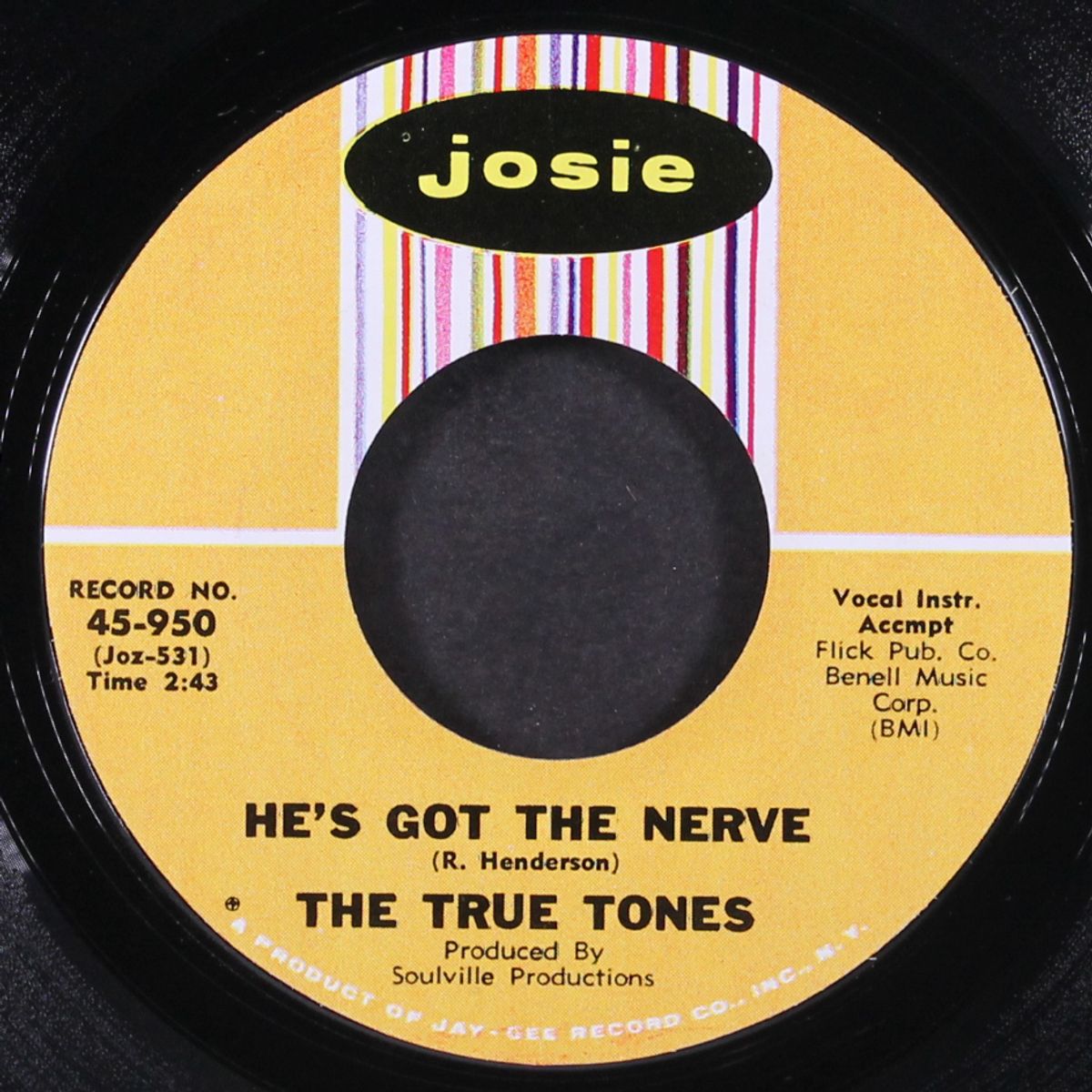 he's got the nerve / that's love by TRUE TONES