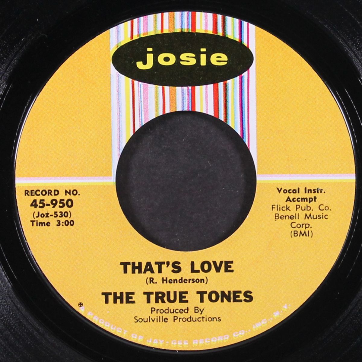 he's got the nerve / that's love by TRUE TONES